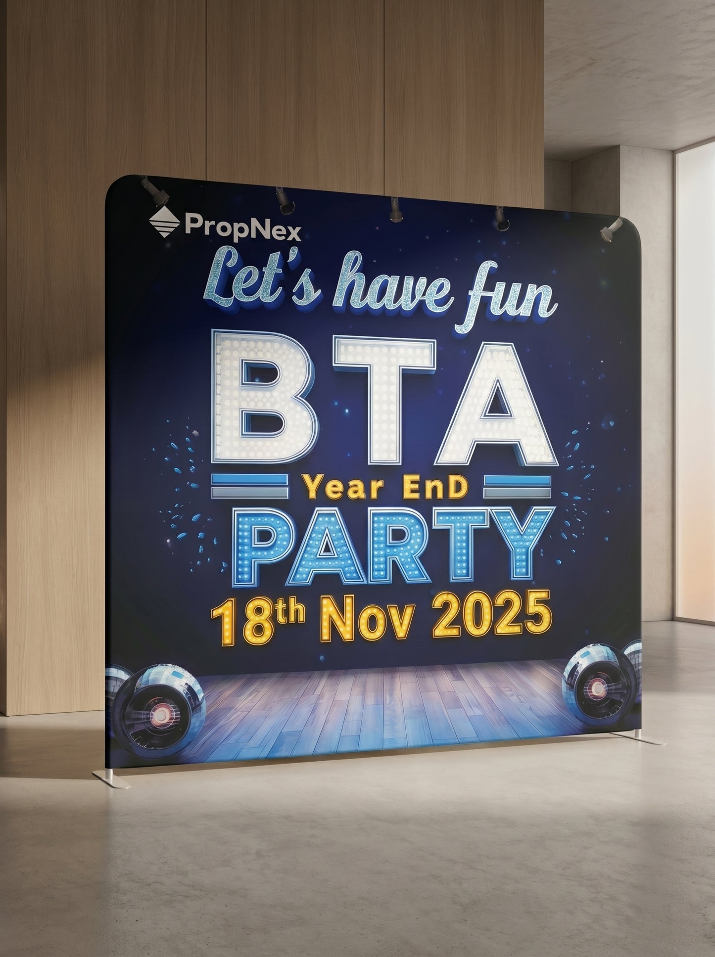 Tension Fabric Flat Backdrop – FREE DELIVERY with NO minimum spend
