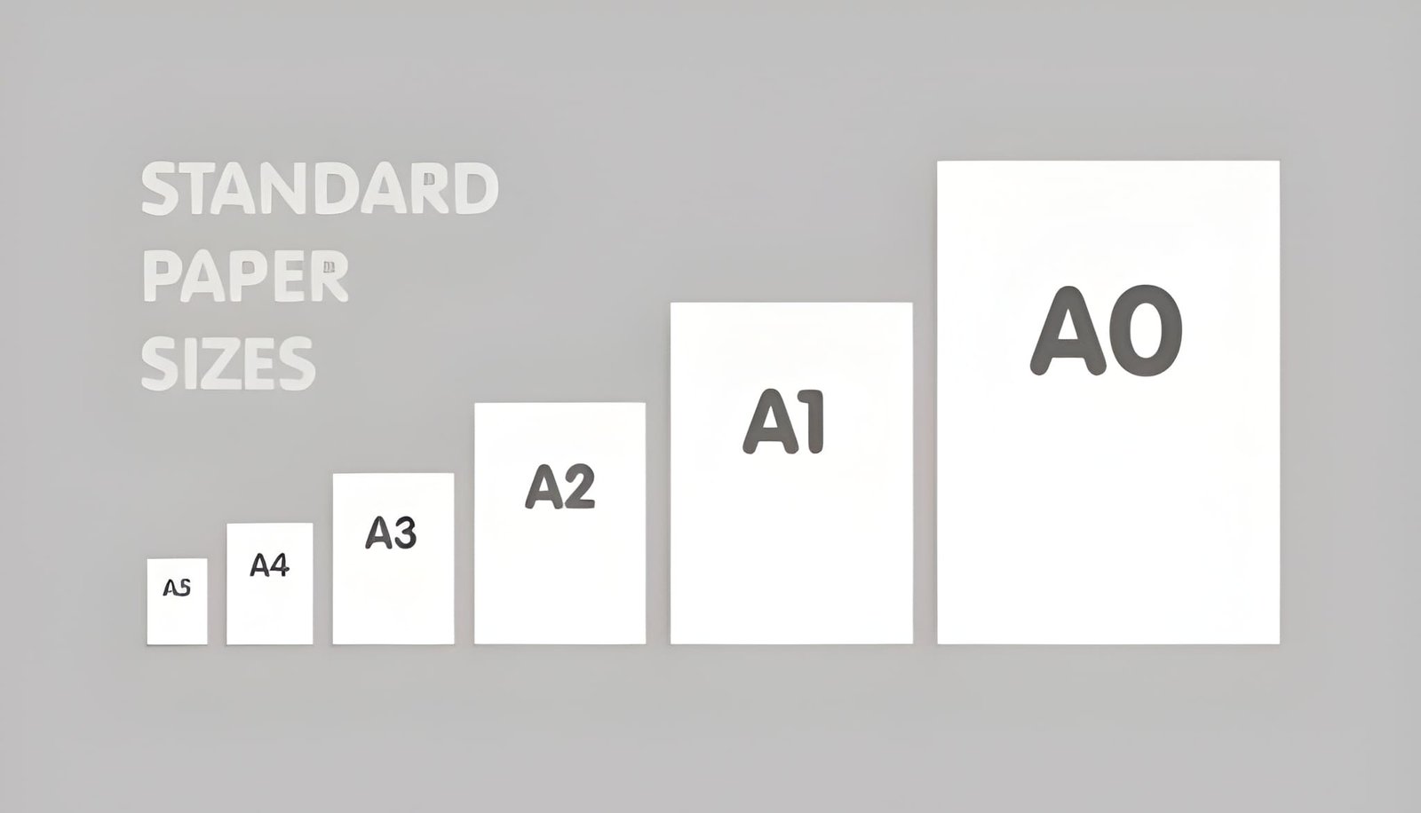 A5 Size Example The Complete Paper Size Guide: A0 to A5 Explained – Doorstep Prints