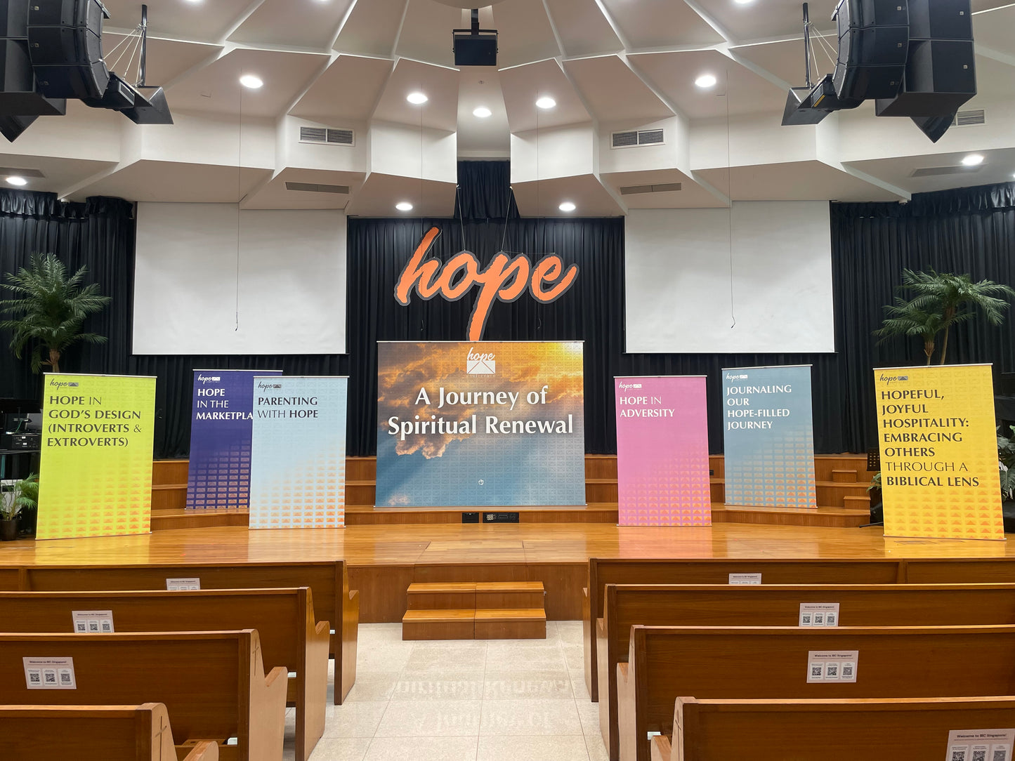 A full set up for an event in IBC 2024