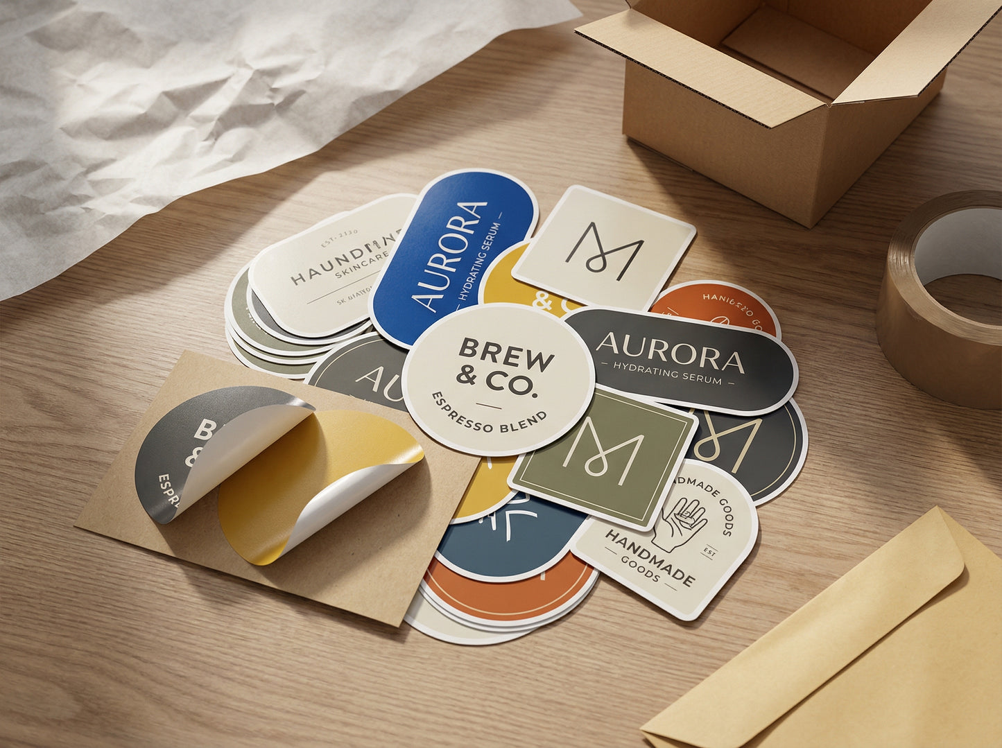 Custom Label Stickers | Free Delivery within 3-4 Working Days ...