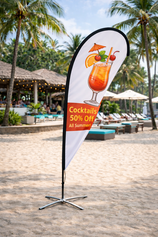 Teardrop Flag - Premium Quality, Unbeatable Value with FREE Delivery